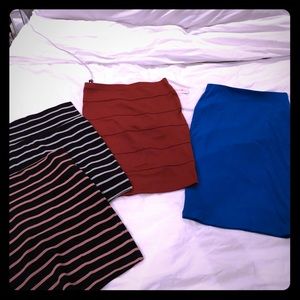 Bundle of 4 skirts